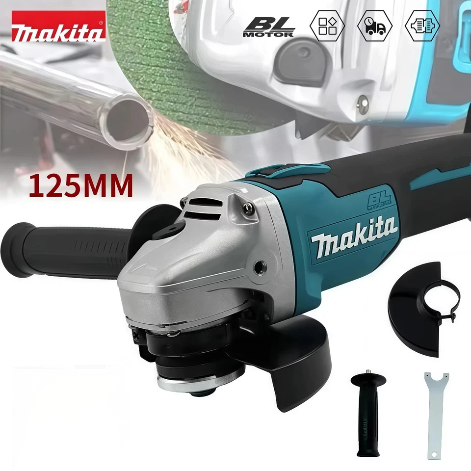 Makita DGA404 125mm 18V meuleuse d'angle Sans Fil 4 vitesses sans batterie - Photo 2/4