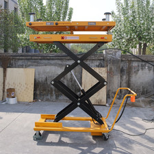 Freeship 2200lbs Electric Hydraulic Scissor Car Lift Portable Mid-rise Auto Lift