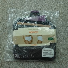Warners Underwear Womens XXL 20 Briefs Microfiber Blissful Benefits 3 Pairs