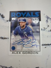 2021 Topps - 1986 Topps Baseball Autographs Alex Gordon #86A-AG (AU)