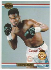 Michael Nunn 1991 Ringlords #24 Players International Boxing Hall of Fame #4