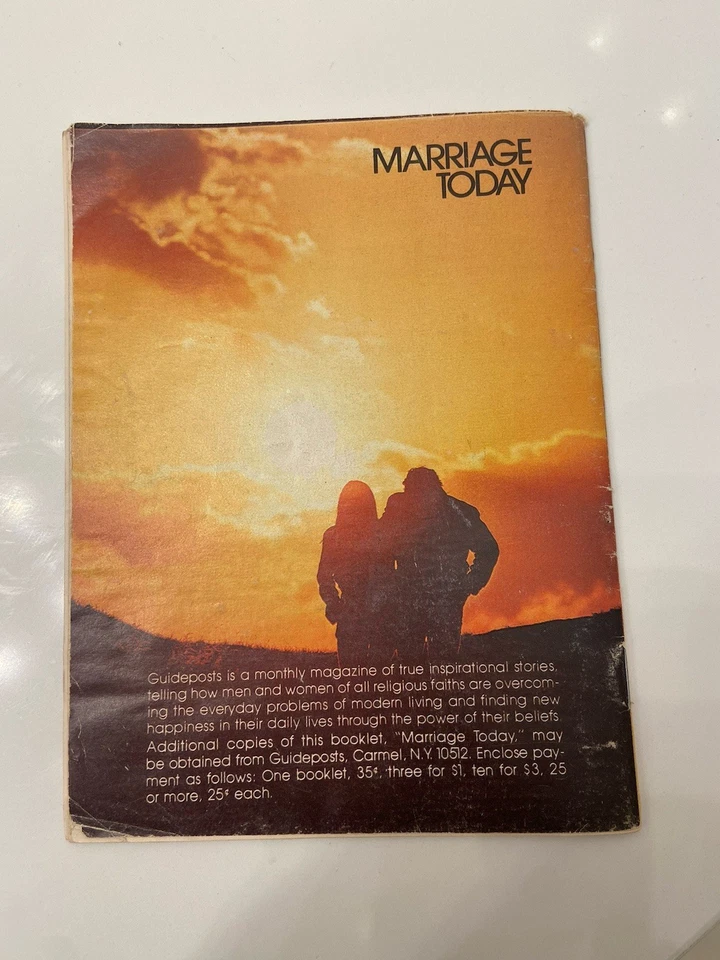 Vintage Marriage Today A Collection Of True Stories Guideposts Magazine 1976 VTG - Image 3 of 4