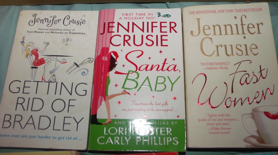 Lot of 6 Jennifer Cruise PB Books Faking It, Bet Me, Fast Women, Santa Baby, Wel Foto 2 de 3