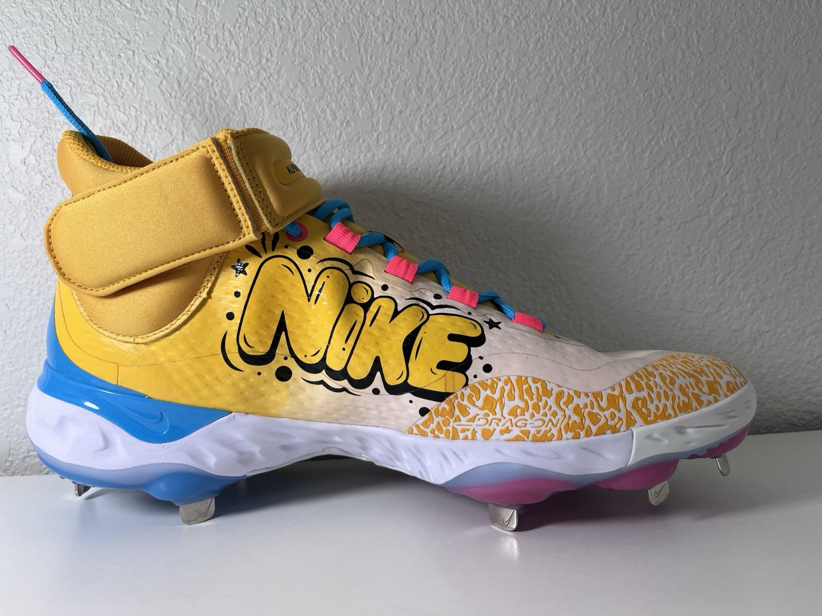 Nike RBI Exclusive Alpha Huarache Elite 3 Baseball Cleats Mens 12.5 FZ7344-700 thumbnail 4