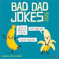 Bad Dad Jokes 2026 7 X 7 Mini Wall Calendar (Bookbook - Detail Unspecified)