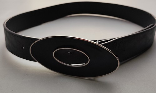 c.a.r.o Gürtel - grau - Nr. GU27R - 95 cm -  ovale Schnalle - Bild 2 von 8