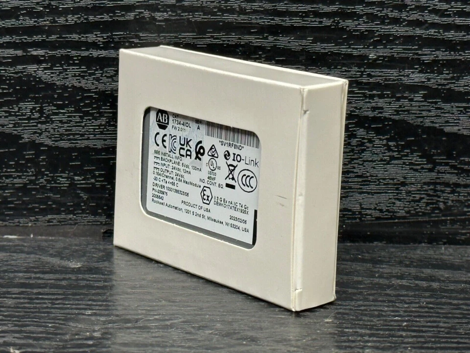 2023 Surplus Open Allen Bradley 1734-4IOL Ser A Point I/O Link Master Module 4Pt - Image 3 of 4