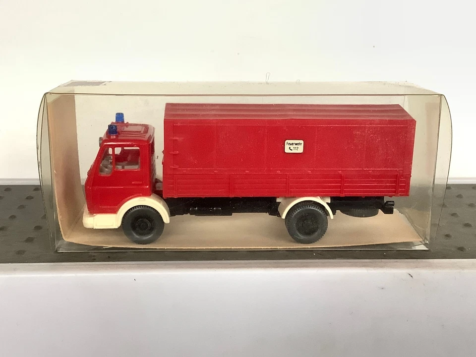 ✅Wiking 20628 HO/1:87 LKW MB 1617 Pritsche Feuerwehr (GK115-4R4/8/1)