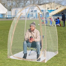 Pop-Up Sports Tent, Transparent Bubble Tent, Weatherproof Igloo Tent, Clear Tent