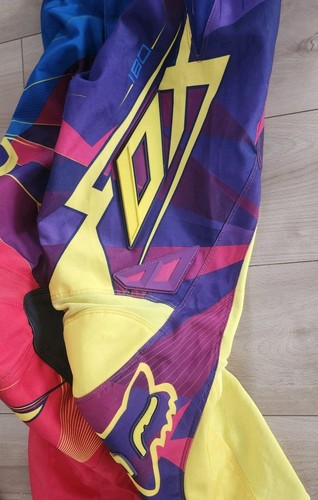 FOX Racing Motocross 180 Performance Racewear Pants Rainbow Size 32 Dirt bike - Picture 9 of 20