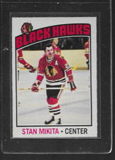 1976-77 O-PEE-CHEE HOCKEY # 225 STAN MIKITA  NICE CARD