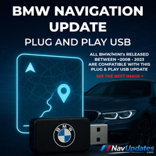 BMW NAVIGATION UPDATE USB 2025 / 2026 Map Files PLUG & PLAY - READ DESCRIPTION