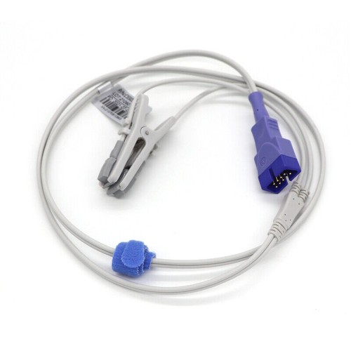 2Pcs Fit For N-600 9pin Adult Ear Clip Spo2 Sensor Oxygen Saturation Probe - Picture 4 of 14