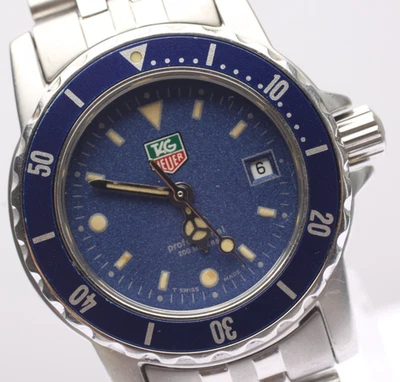 [Near MINT]TAG Heuer Professional 1500 WD1414-D0 27mm Blue Dial Women's Watch - Image 1 of 4