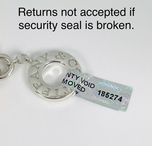 8.25" Tiffany & Co Heart Tag Toggle Blank Charm Bracelet in Sterling Silver - Picture 7 of 7