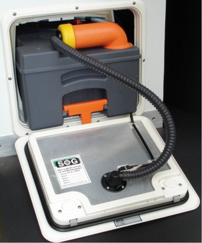 SOG Toilettenentlüftung für Thetford C250/260 Filtergehäuse weiss - Bild 1 von 1