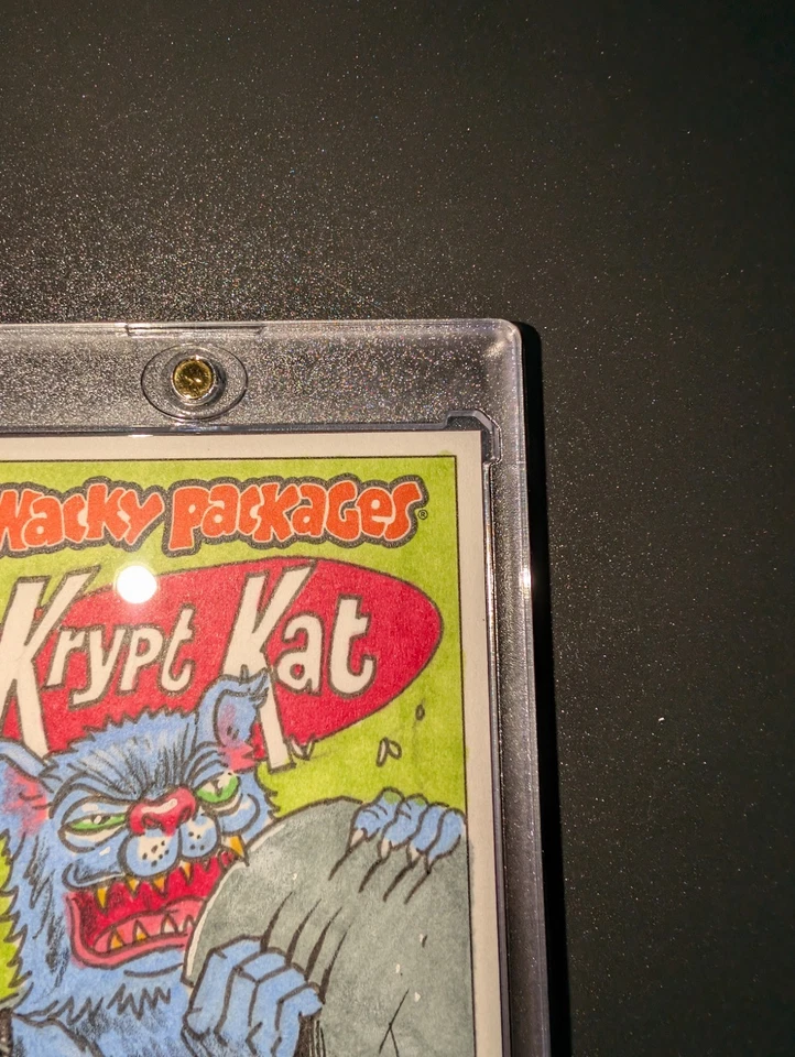 2025 Topps Wacky Packages Edición Halloween - Krypt Kat - Tarjeta de boceto 1/1 - Pepe Foto 4 de 4