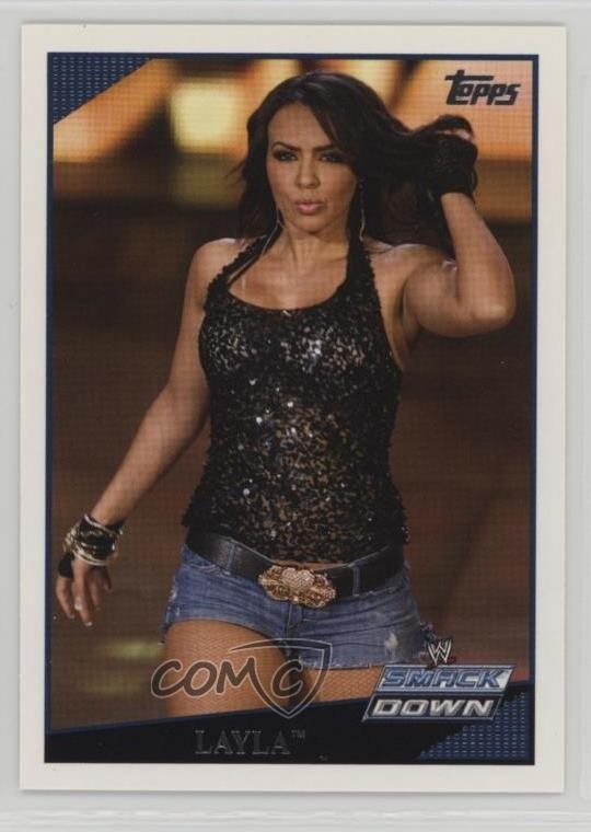 2009 Topps WWE Layla #16 5w0