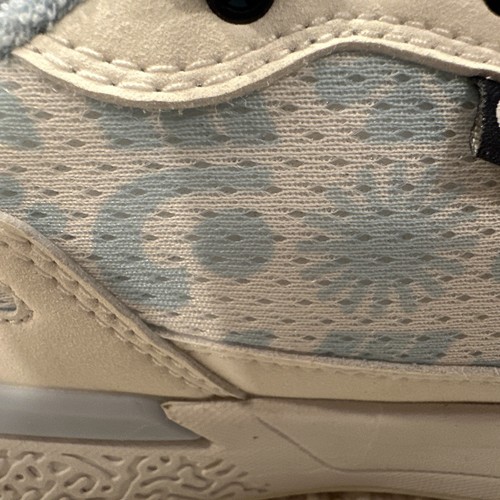 Olu Kai Women’s Size 7 Eur37 Sneakers Blue Accents White NWT And Box - Picture 10 of 13