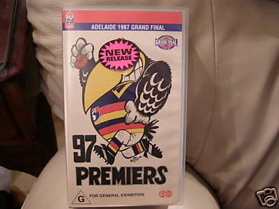 ADELAIDE GRAND FINAL AUSTRALIAN FOOTBALL PAL VHS VIDEO - Afbeelding 1 van 1