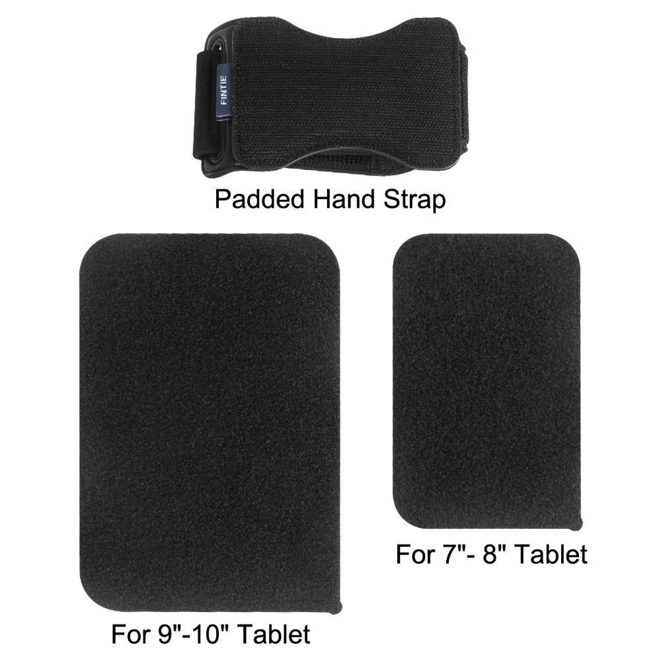 For all 7-10" Tablet Stand Padded Hand Strap Holder Handle Grip Adhesive Patch - Image 2 of 4