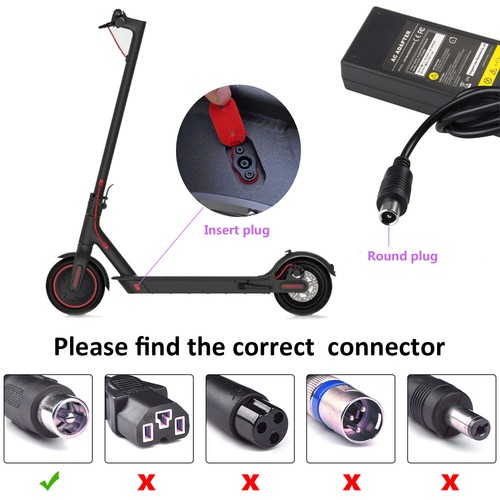 42V Electric Battery Charger Adapter For Xiaomi M365 Ninebot Segway ES2 ES3 ES4 - Picture 9 of 12
