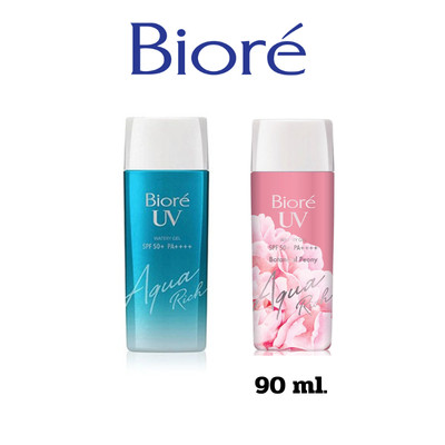 Biore UV Aqua Rich Watery Gel SPF50+ PA++++ gel texture Micro Defense Face 90ml