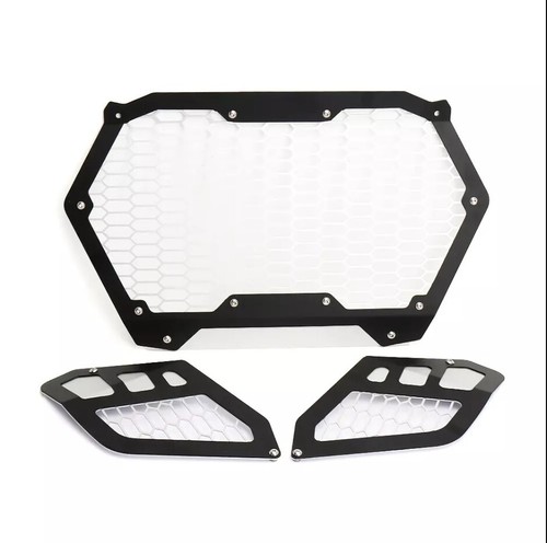 3pc DRT Front Bumper Guard Mesh Inserts Kits For Can-Am Maverick R 2024 2025 - Picture 7 of 20