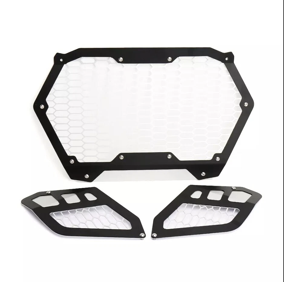 2024 2025 For Can-Am Maverick R 3pc Front Aluminum Grill DRT Bumper Insert Guard - Image 2 of 4
