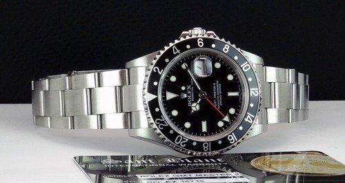 ROLEX - Para Hombre Acero Inoxidable GMT Master II Negro SEL Sin Agujeros 16710 - SANT BLANCO - Imagen 2 de 5