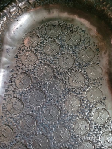 Georg Mendelssohn (1886-1955) Hand Hammered Brass Trays - Picture 11 of 11