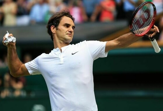 Nike Roger Federer RF 2015 Wimbledon Premier Lawn Henley Polo