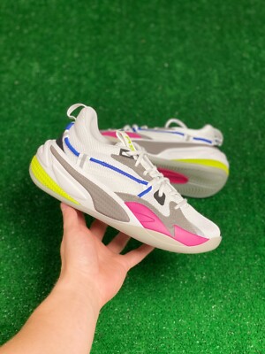 Puma J Cole X RS Dreamer Basketball Shoes White Pink 194166