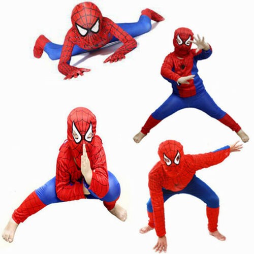 The Amazing Spiderman Jumpsuit Spider-man Kids Baby Boy Bodysuit Cosplay Costume - Picture 25 of 36