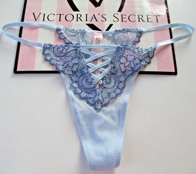 VICTORIA'S SECRET DREAM ANGELS Boho Floral Embroidery Thong