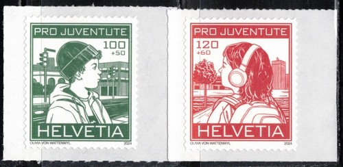 2024 Switzerland Pro Juventute MNH Children reminding of 1915 issue