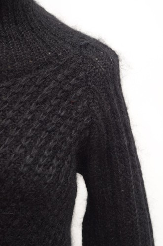 Versace Classic V2 Vintage Women's Black Mohair Knitted Jumper Sweater Size M - Picture 5 of 13