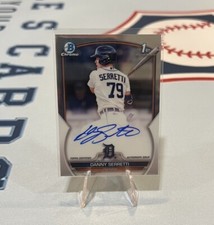 2023 Bowman Chrome Danny Serretti 1st Bowman Prospect Auto Detroit