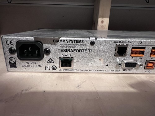 Biamp Tesira Forte Ti Digital Signal Processor DSP w/AEC - Picture 2 of 2