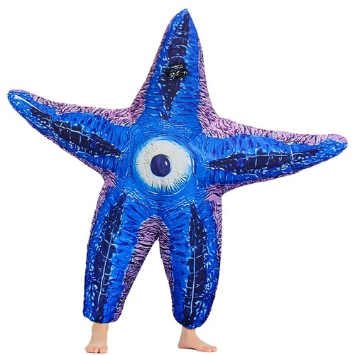 Hot Inflatable Starfish Animal Men's Women's Cosplay Costumes Halloween Clothing - Picture 11 of 11