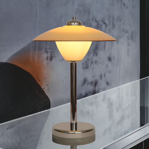 Art Deco Desk Lamp " Denim " Chrome Unique Table Lamp Unique - Picture 22 of 23