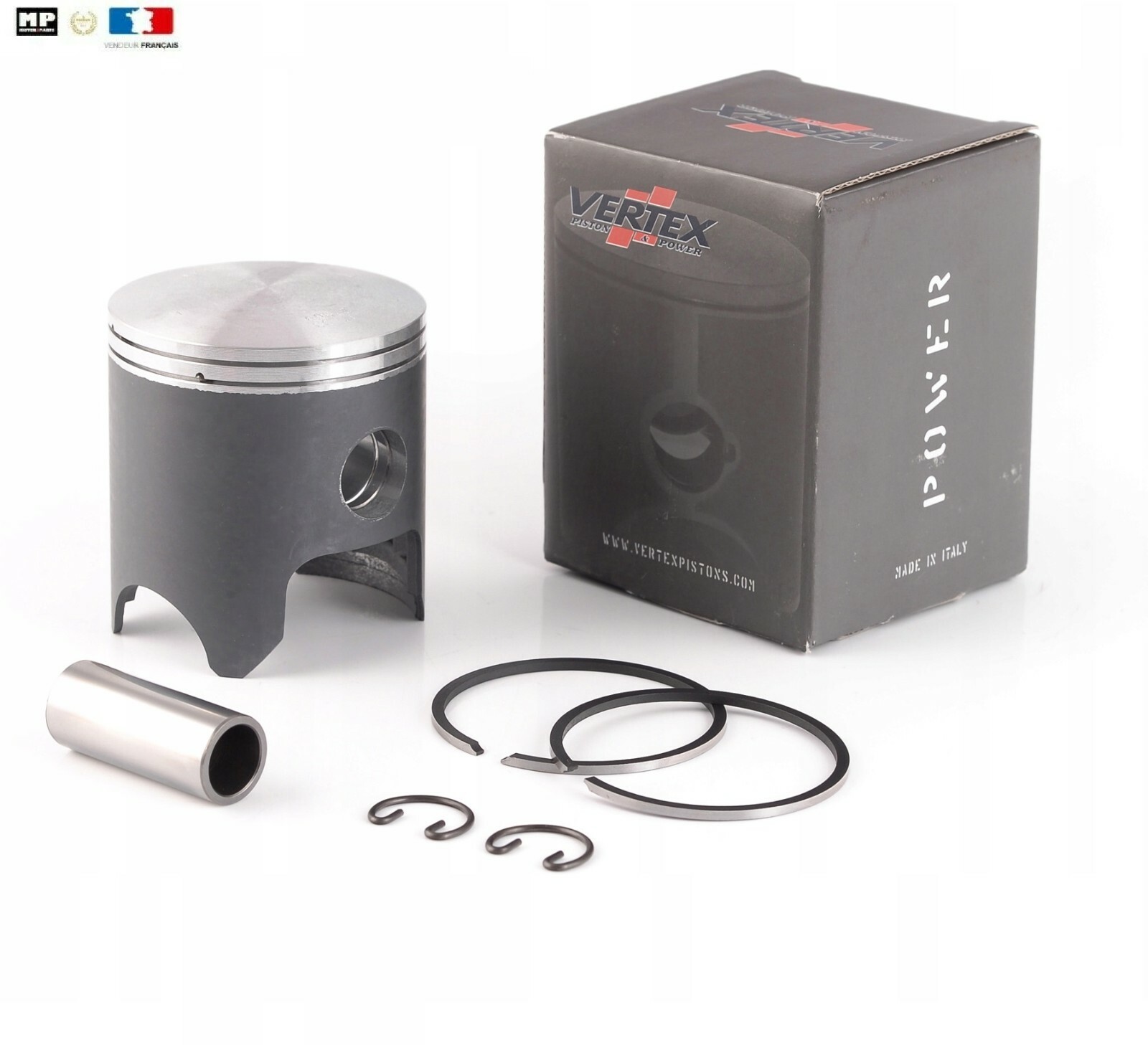 Kit piston coulé Ø55,96 mm pour moto Honda MTX 125 RW et NSR 125 R