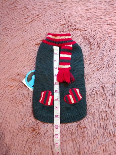 X Small Dog Puppy Christmas Winter Sweater - Picture 4 of 4