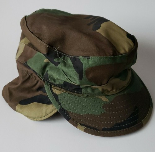 US Air Force Camo Cold Weather Field Jacket & Coat Medium w/ Cap Airlift Command - Picture 2 of 11