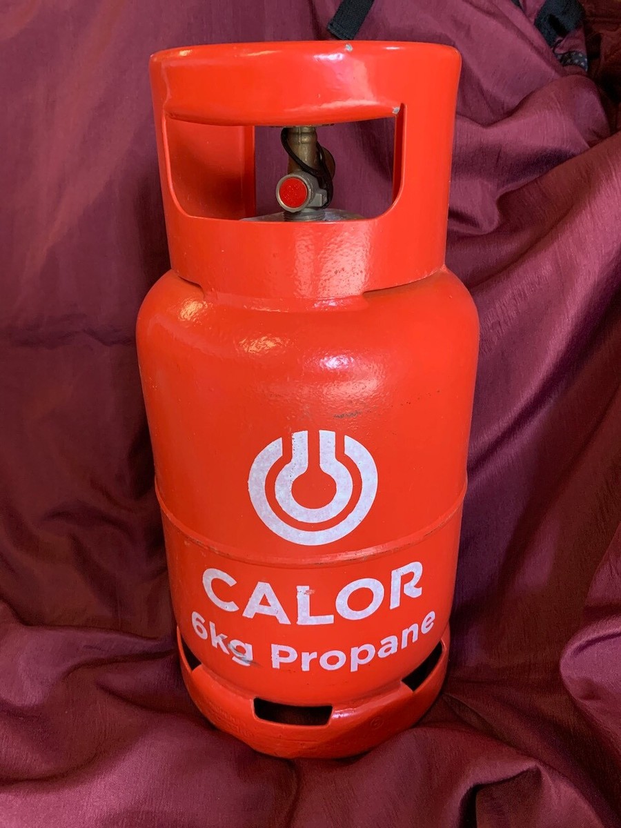 Full Calor 6kg Propane Gas Bottles Deliver Hants, West Sussex
