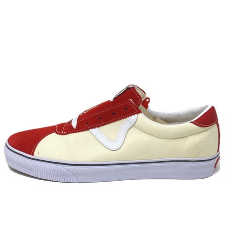 Vans Sport Racing Red Classic White Skateschuhe Herren 9,5 Neu Sneaker - Bild 1 von 5