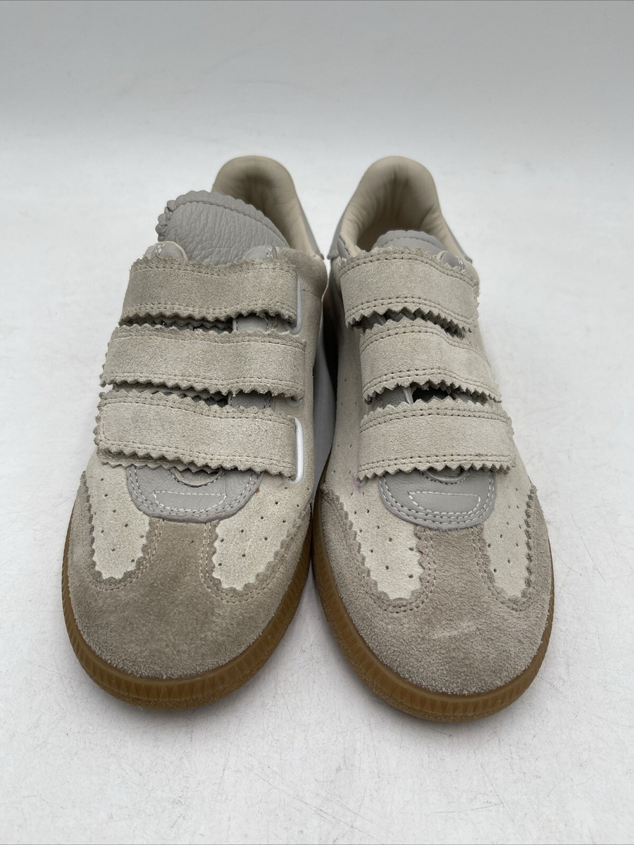 Isabel Marant Beth Suede Low-Top Sneakers Grey Size 35 | eBay