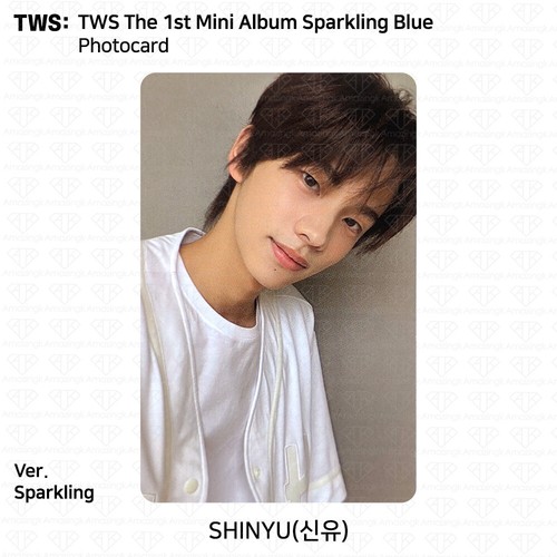 TWS 1st Mini Album Sparkling Blue Photocard Polaroid KPOP K-POP Shinyu Dohoon - Picture 18 of 43