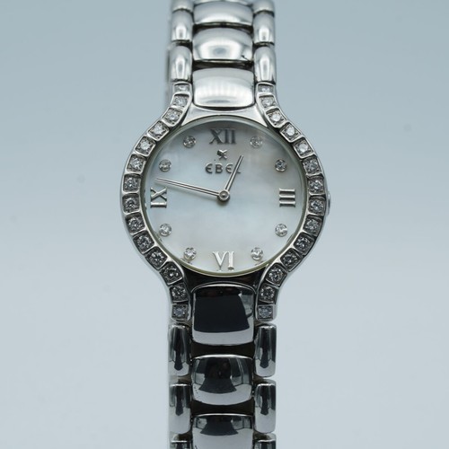 Ebel Beluga Women's Watch 25MM Steel Vintage Pearl Diamonds 9157428-20 Pretty 2