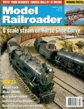 Model Railroader Magazine Winning Photo March 2000 0 Scale Steam Horseshoe Curve